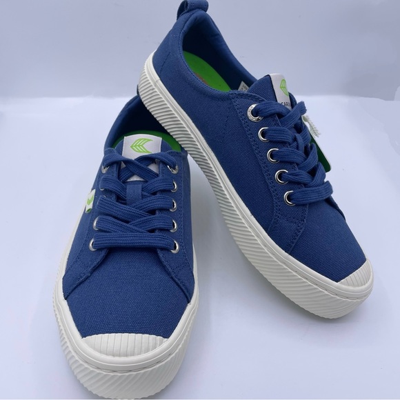 Cariuma unisex oca low shadow blue canvas sneakers Size 6.5Women 5Mens - Picture 4 of 14